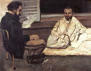 Paul Cezanne Paul Alexis faisant la lecture a Emile Zola oil painting